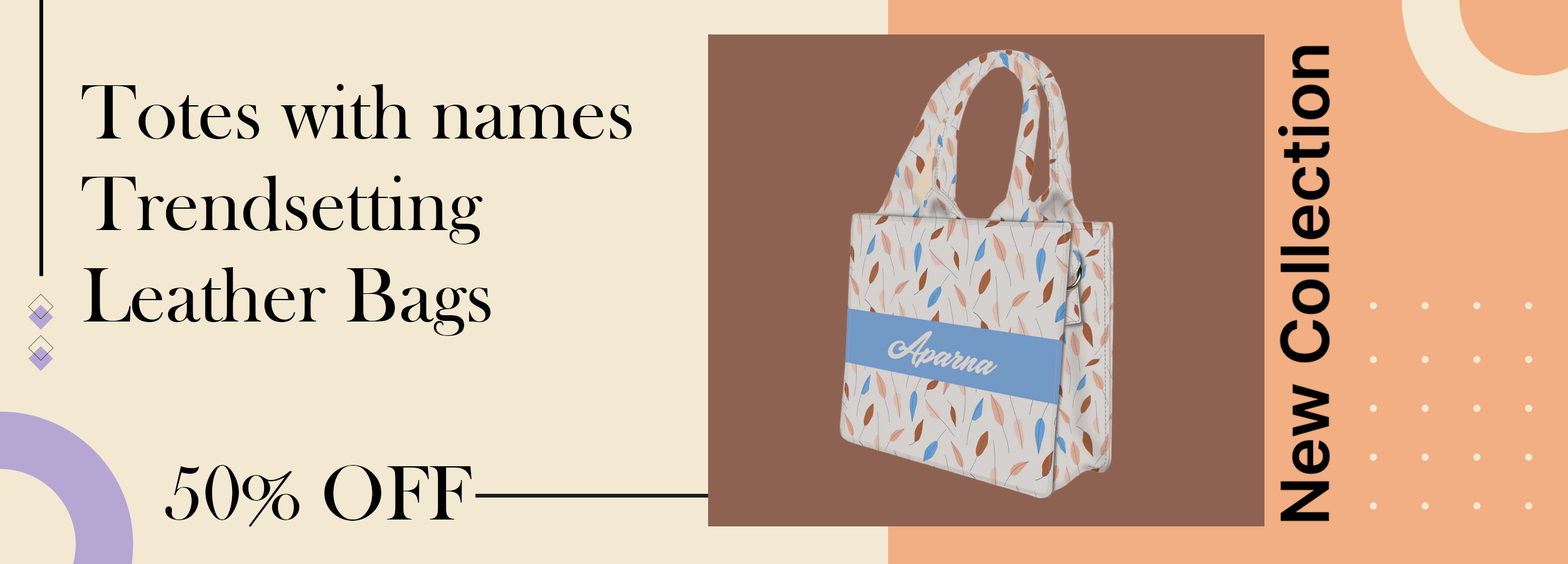 Personalized Tote Bags with Names: Trendsetting Leather Bags