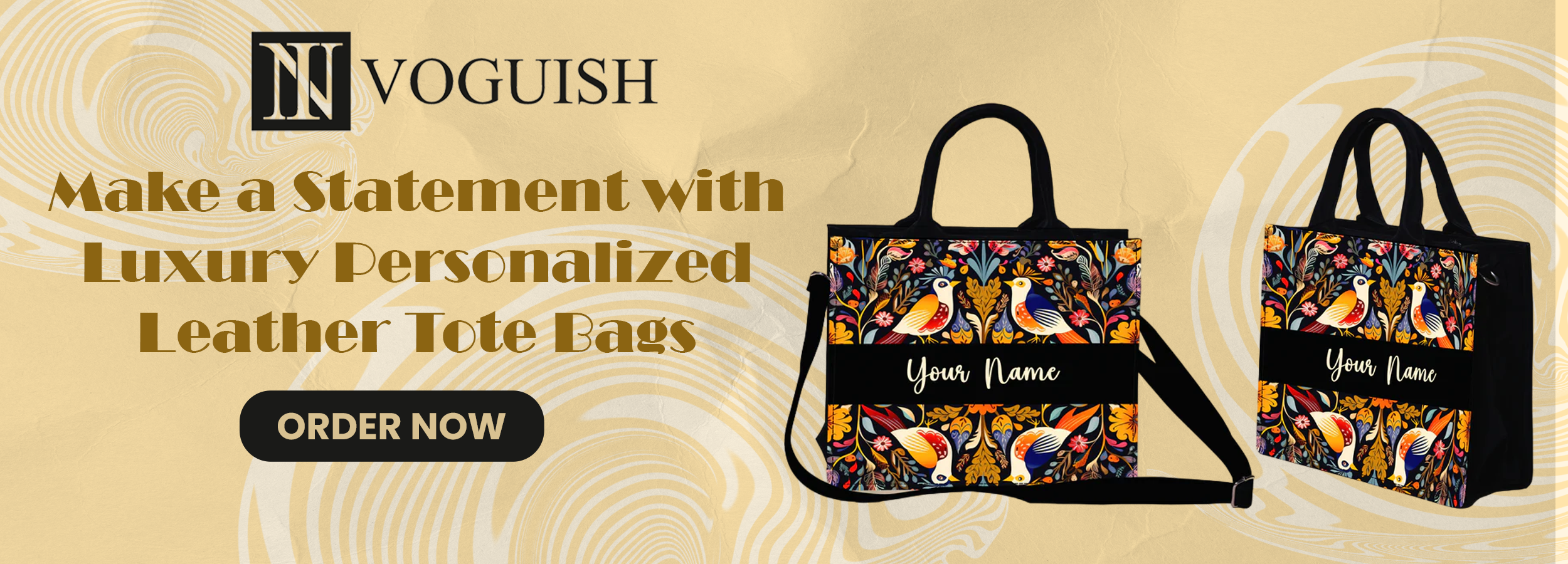 Make a Statement with Luxury Personalized Leather Tote Bags