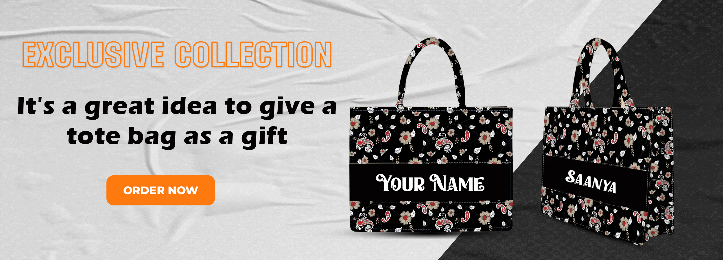 It's a great idea to give a tote bag as a gift.