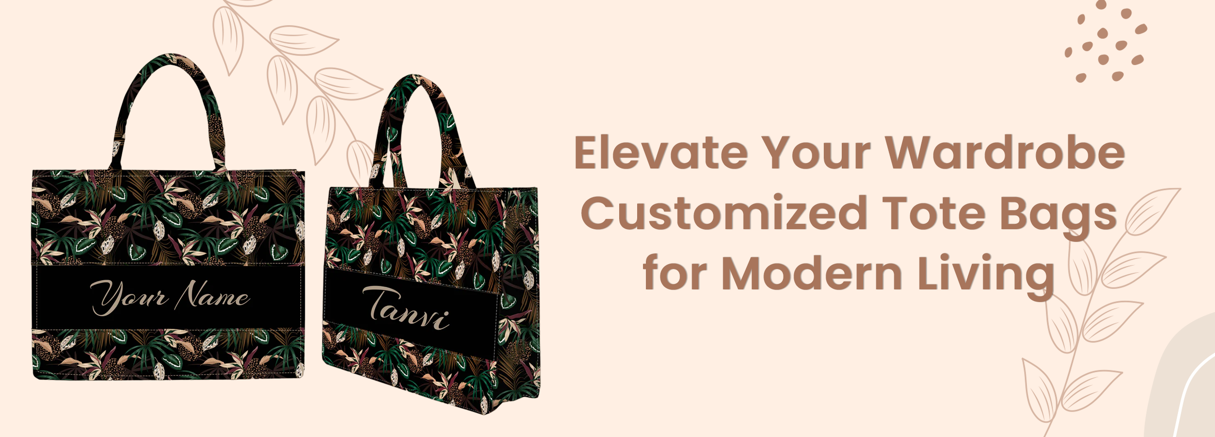 Elevate Your Wardrobe: Customized Tote Bags for Modern Living