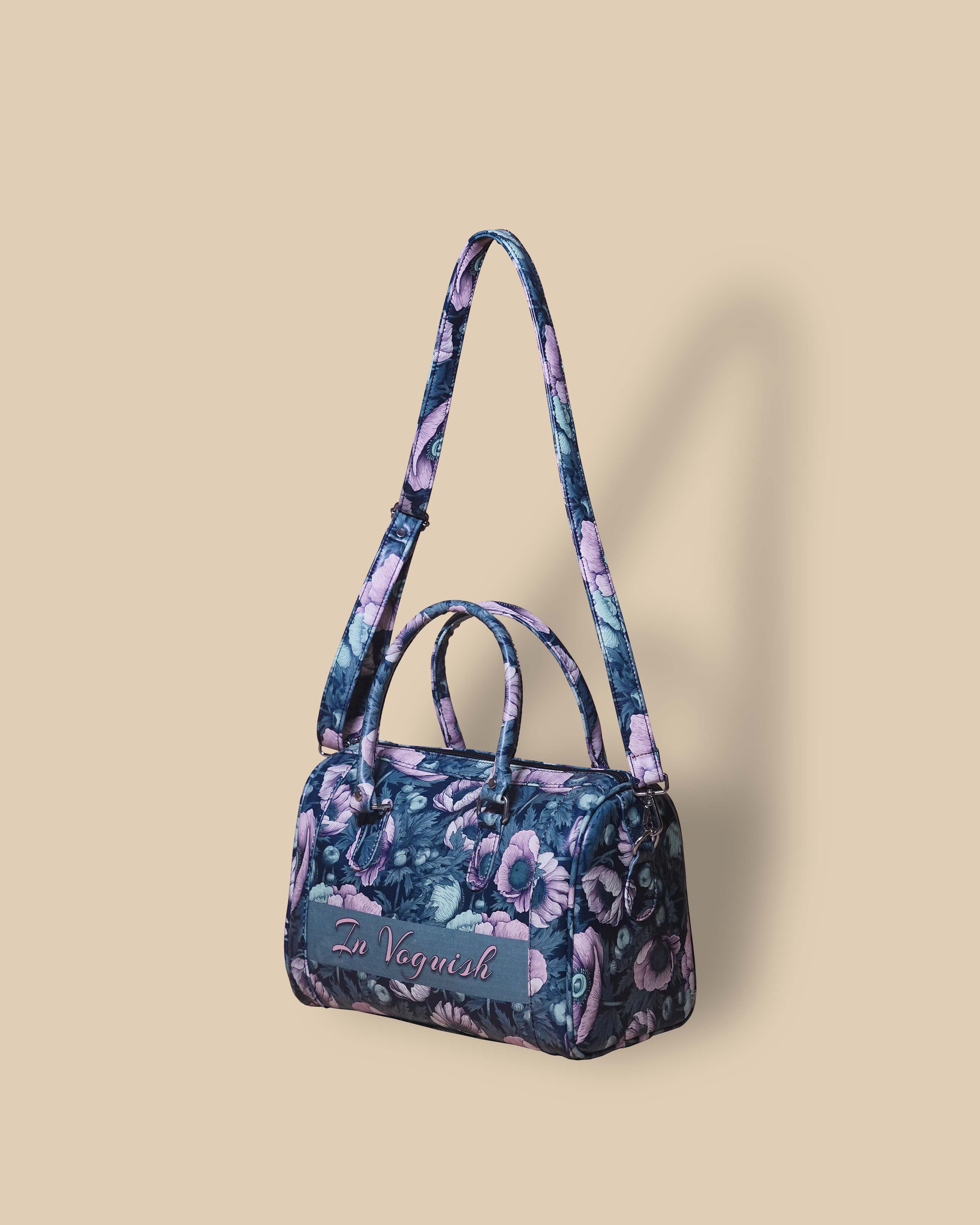 Customized Capsule Bag with Beautiful Flowers design