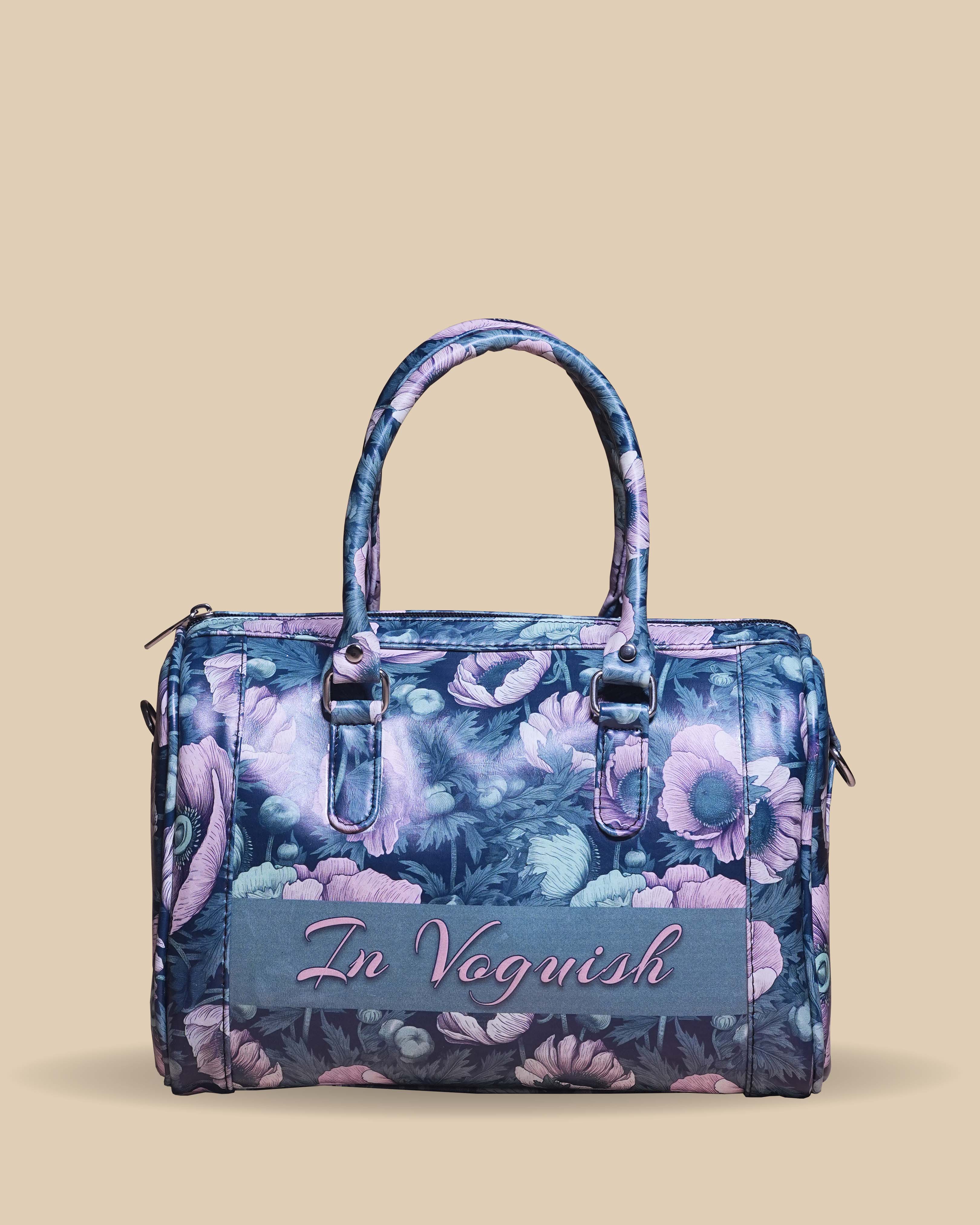 Customized Capsule Bag with Beautiful Flowers design