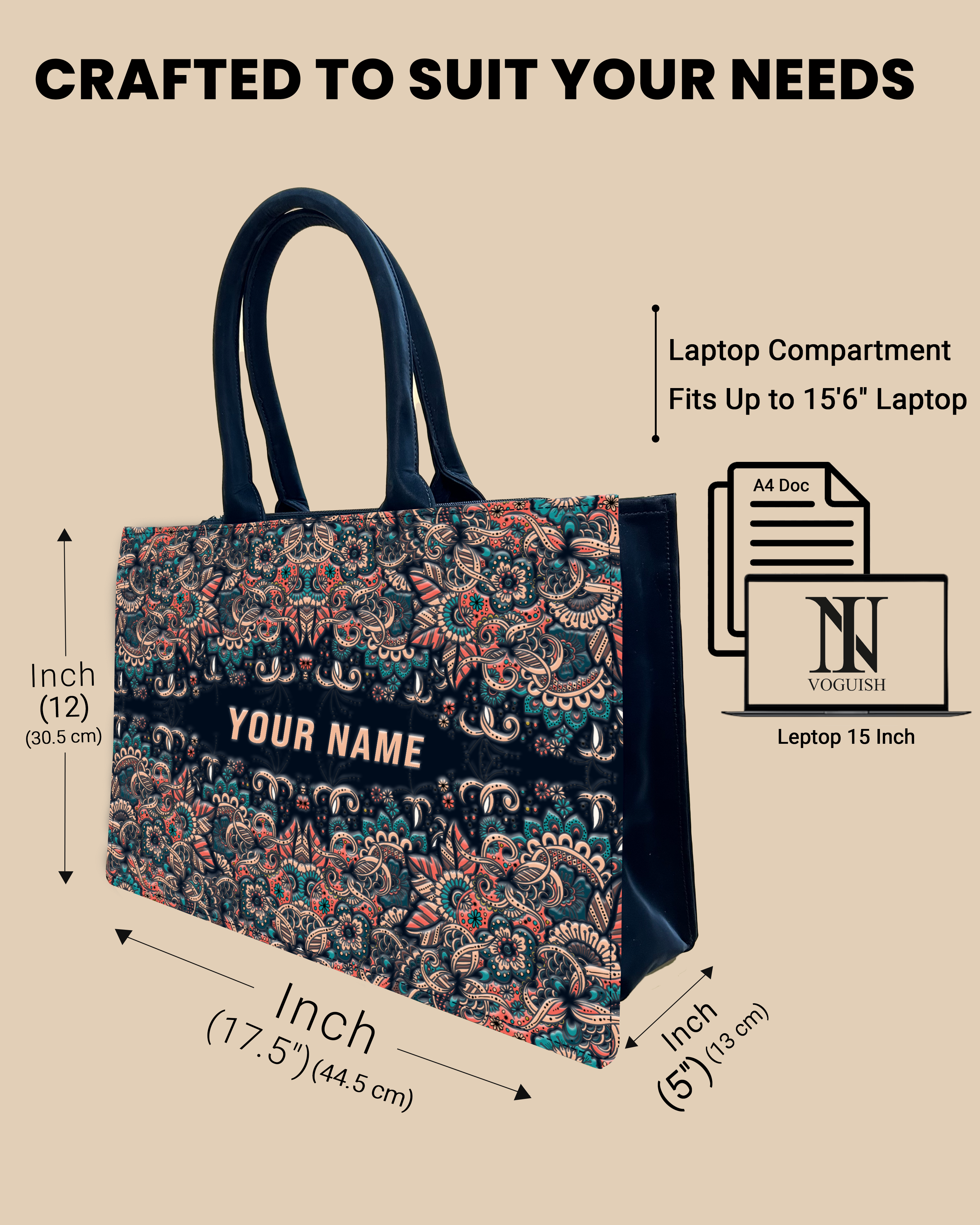 Customized Voguish Designer Bag