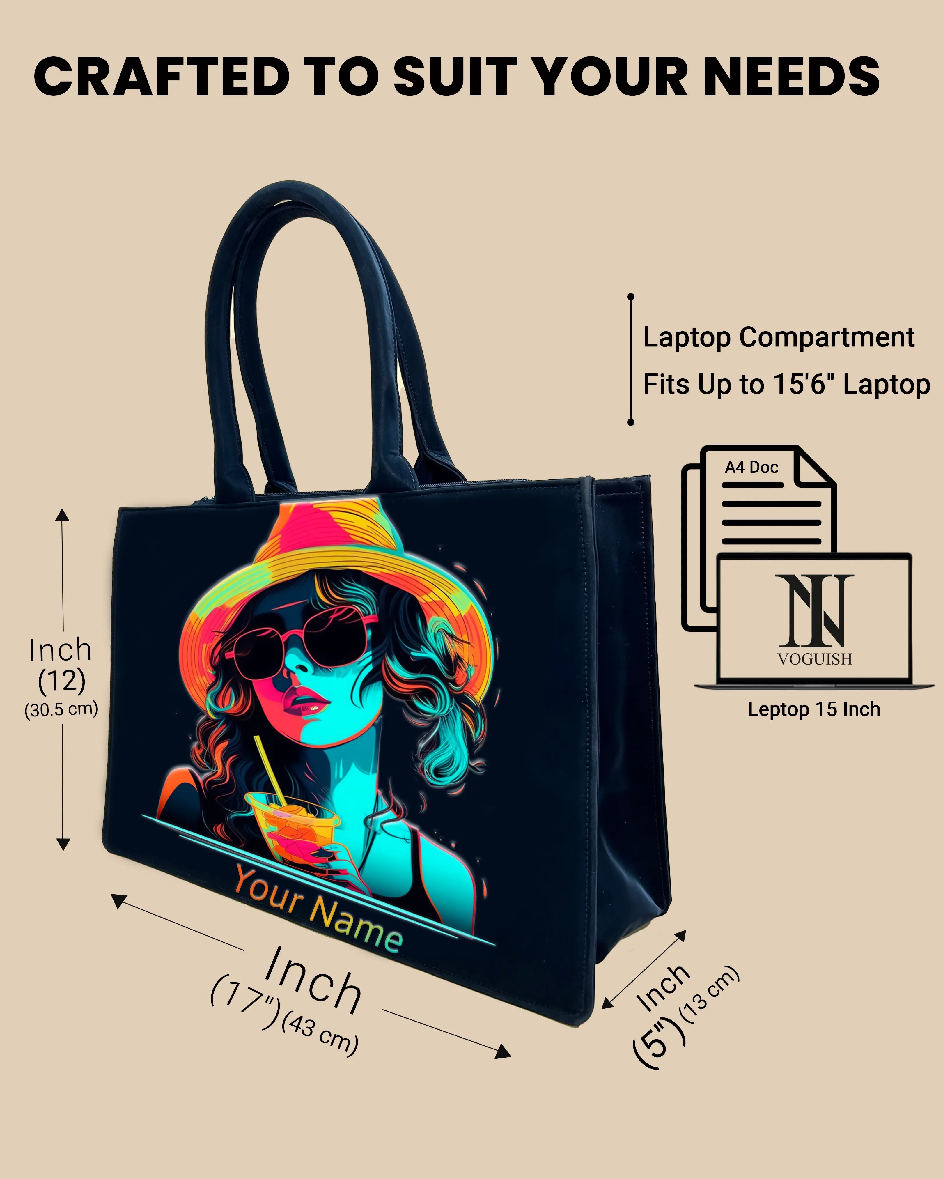 Customized Embossed neon ledy with cocktail Bag