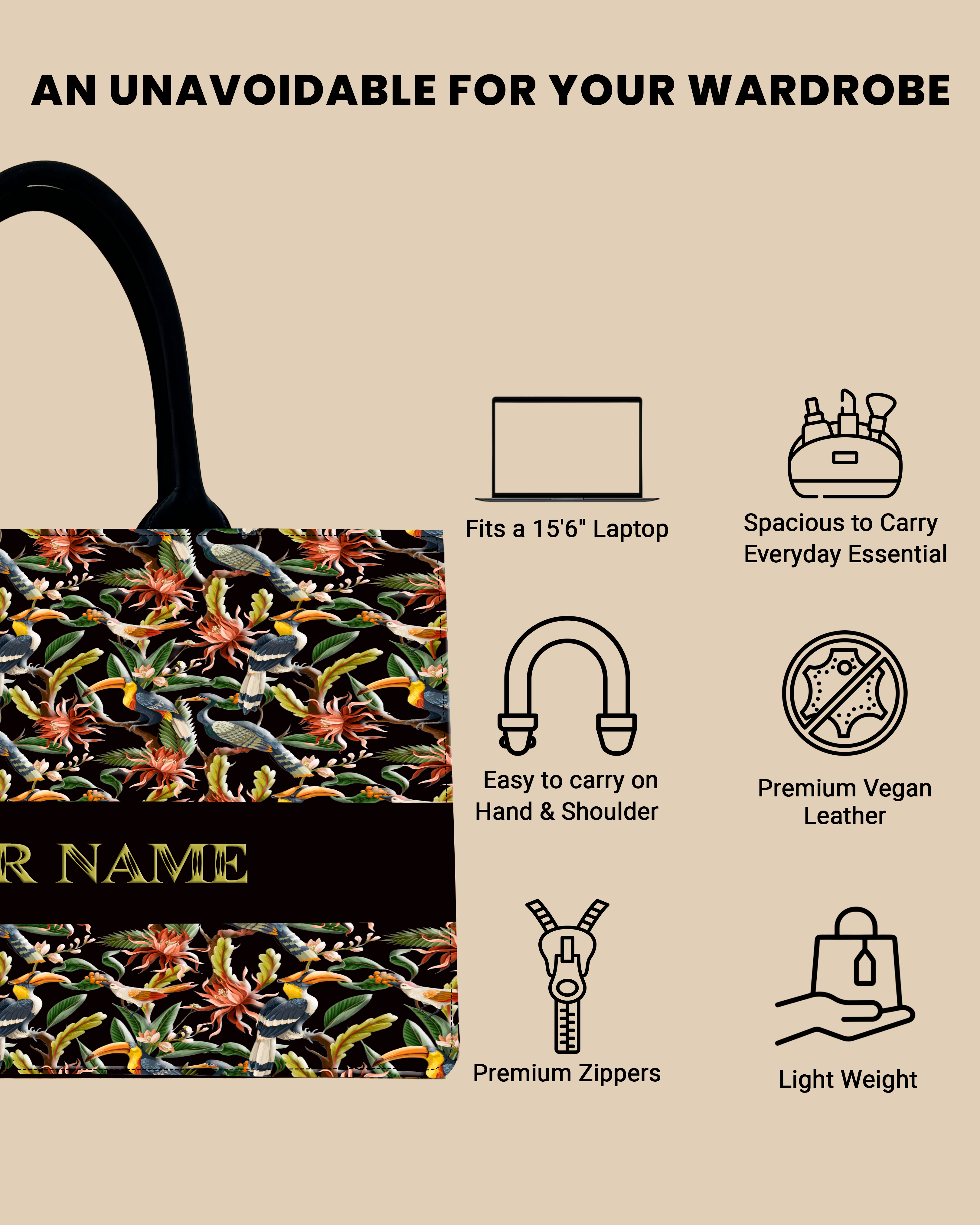 customized tote bags with names