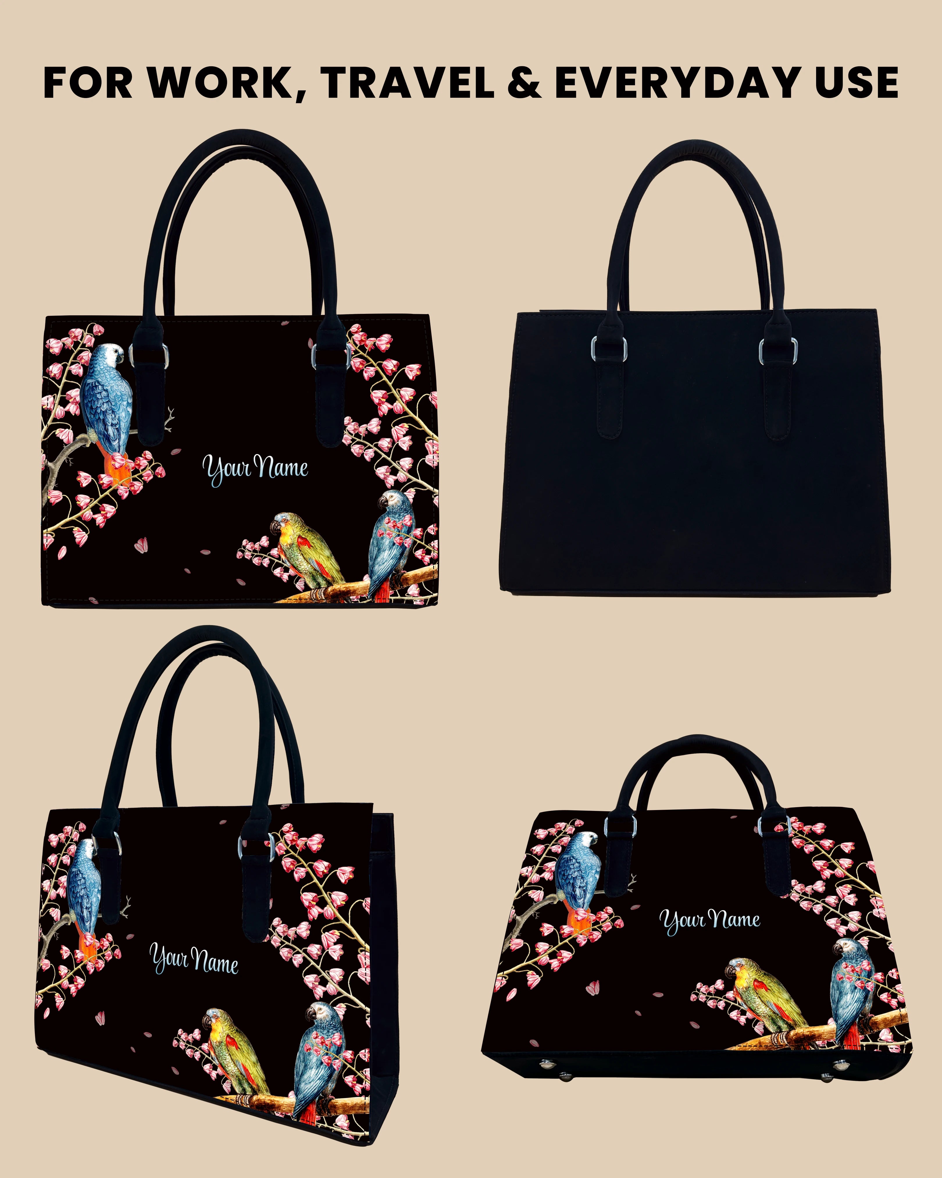 colorful parrot Customized Sling Bag