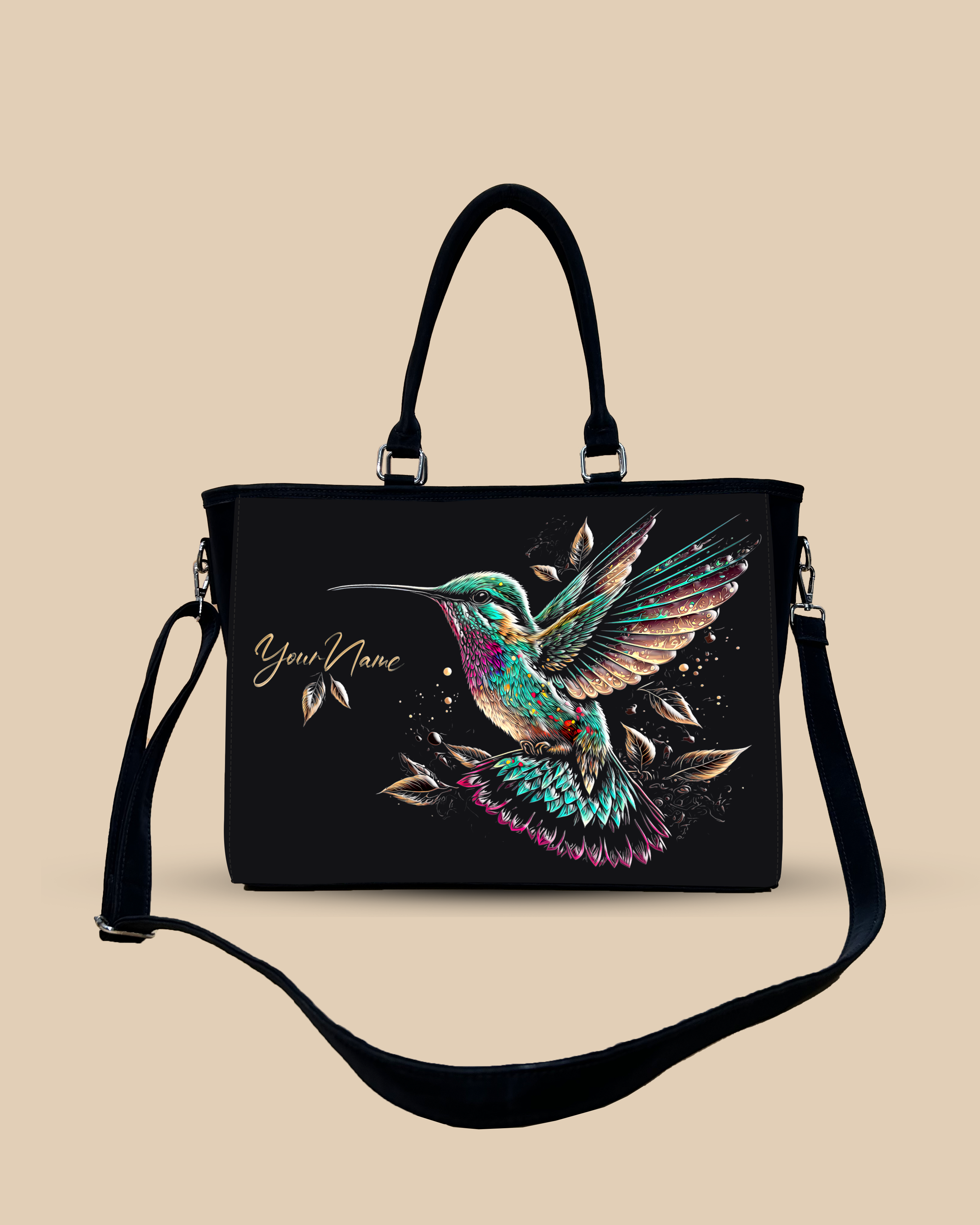 Beautiful Flying Sparrow Oversized Tote