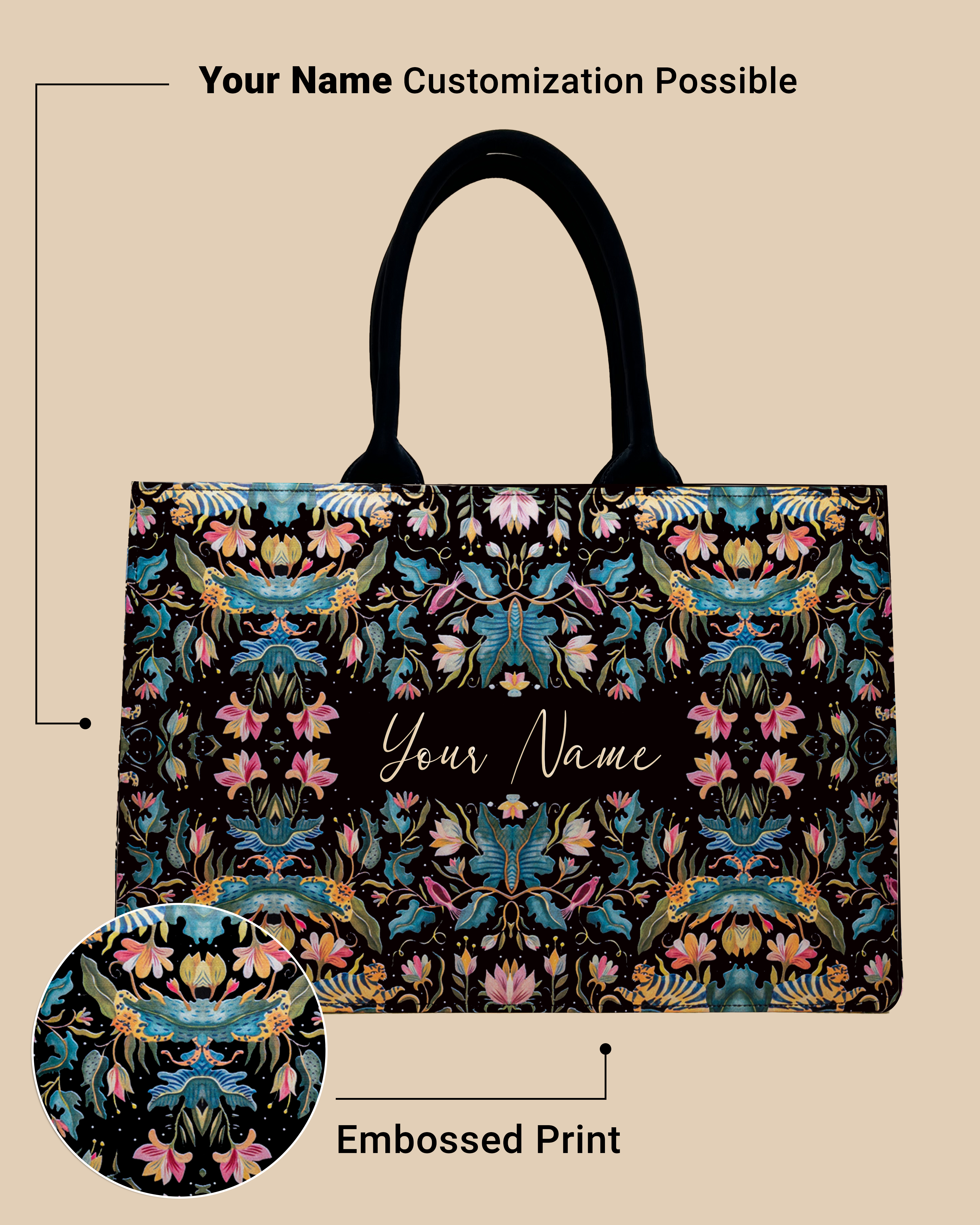 personalized bag with name