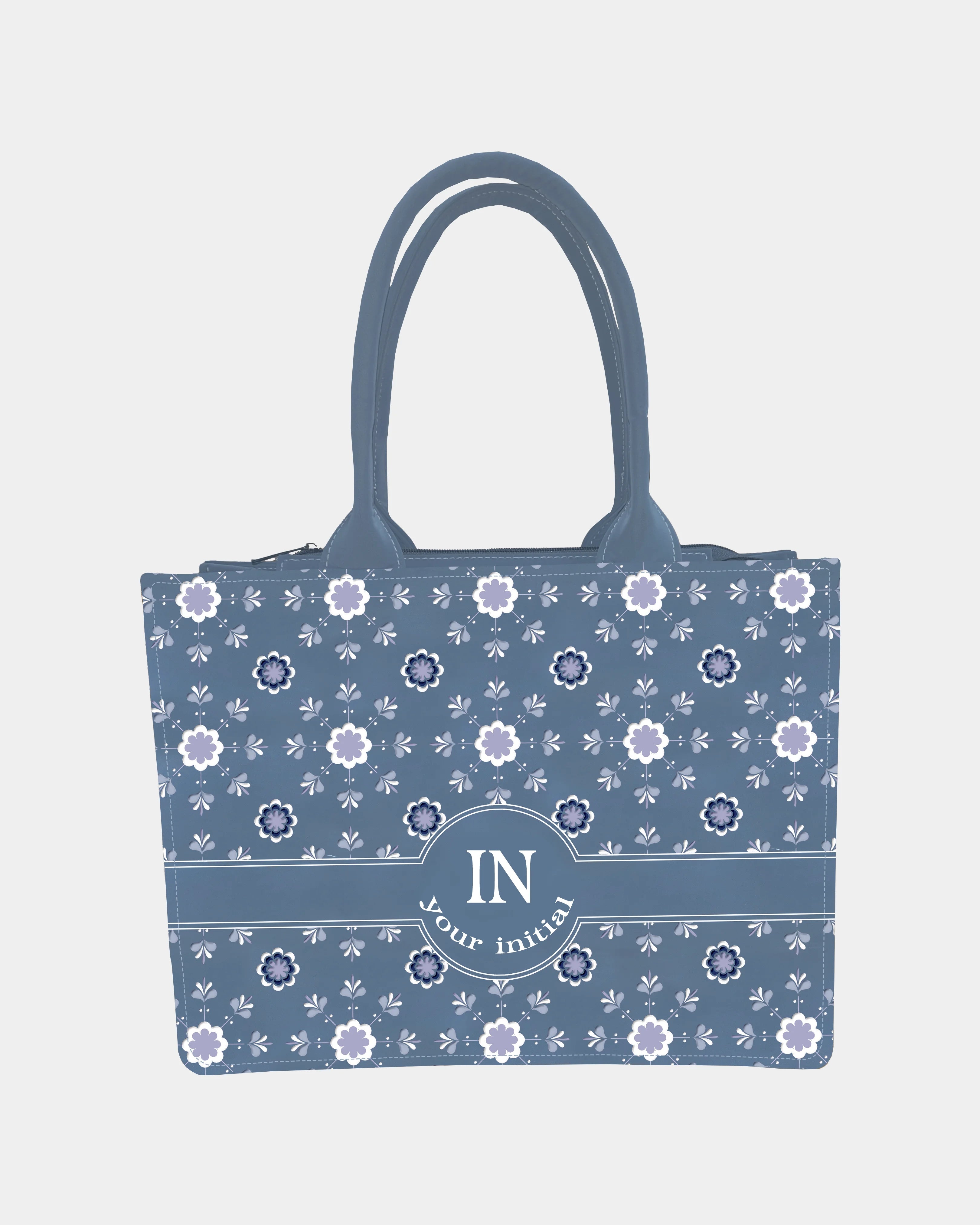 New Ocean Mist Floral Designer Customized Tote Bag