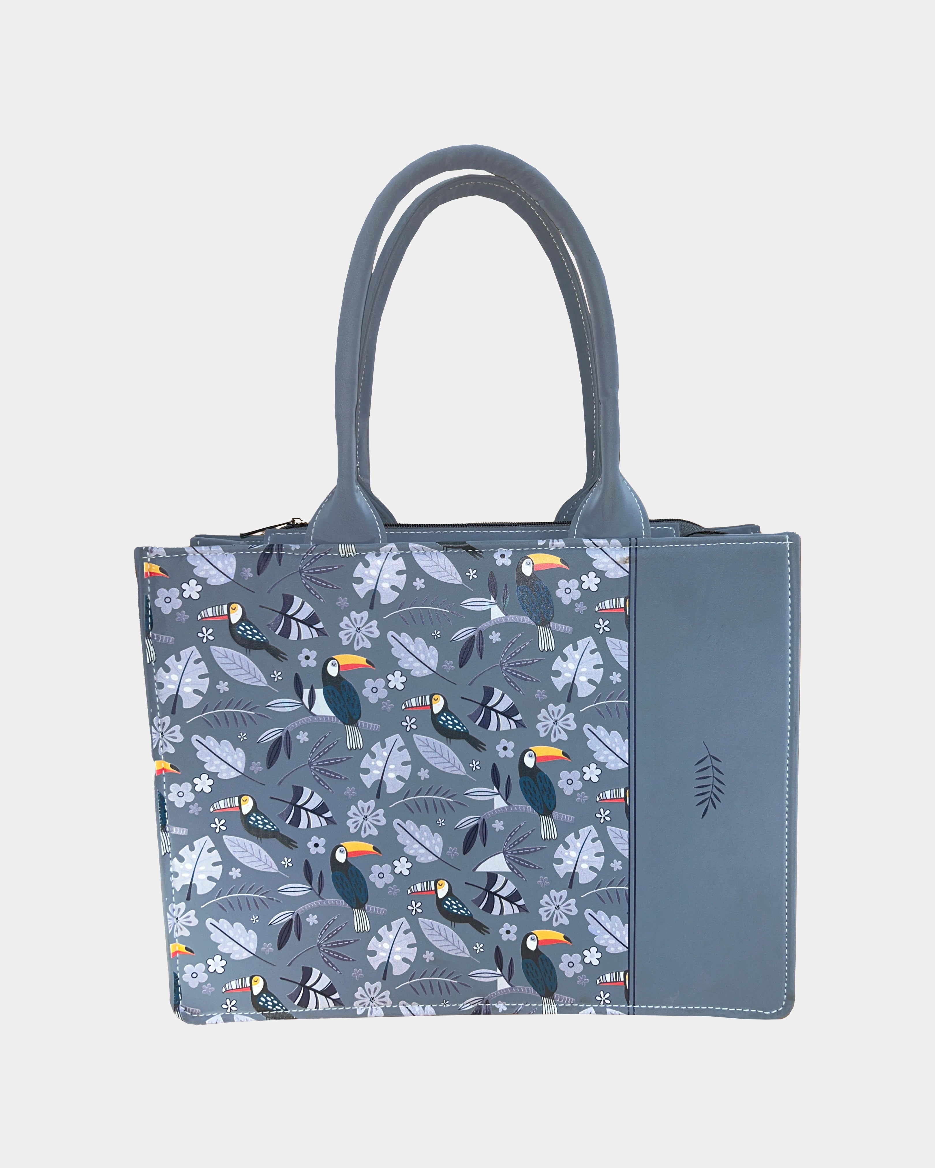 Ocean Mist Designer Embossed Customized Tote Bag