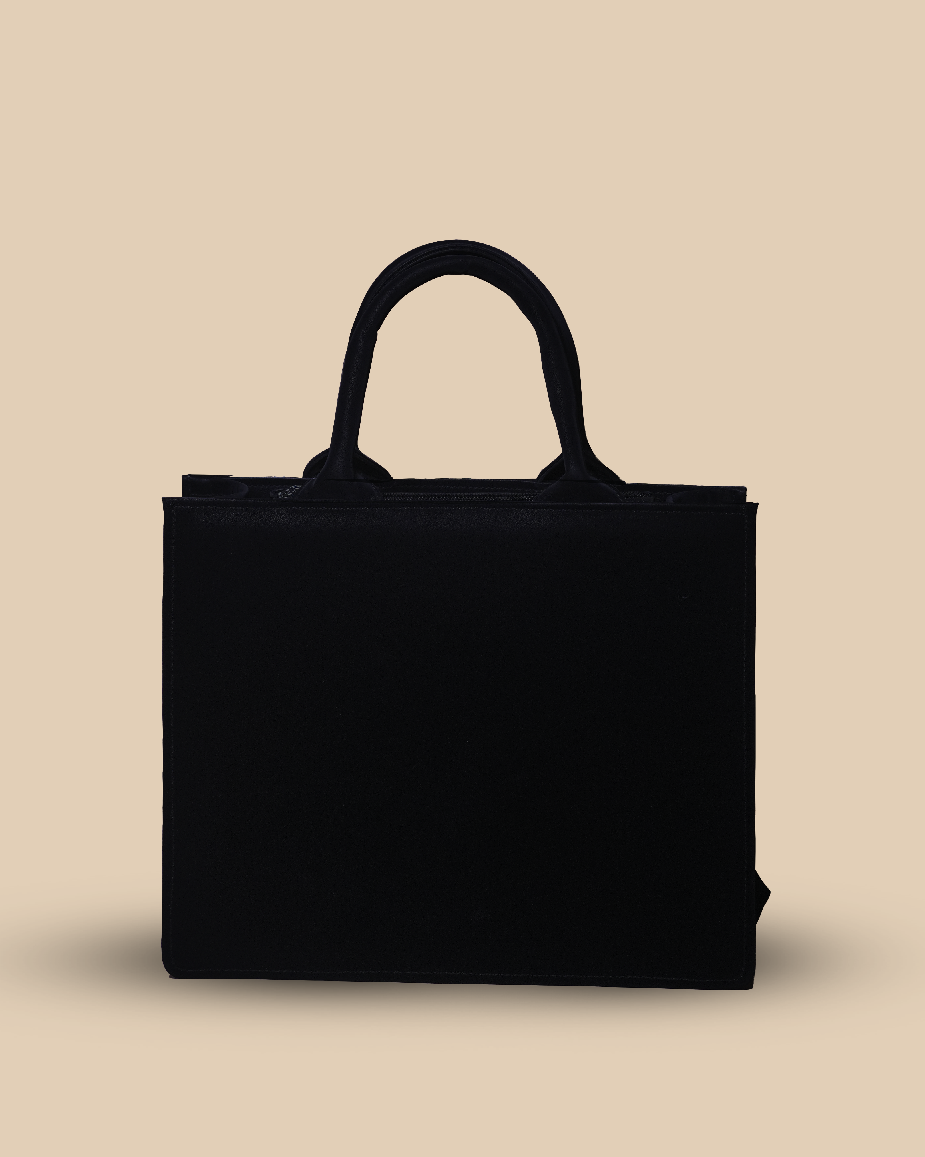 Customized small Tote Bag Designed with Graceful Golden Floral