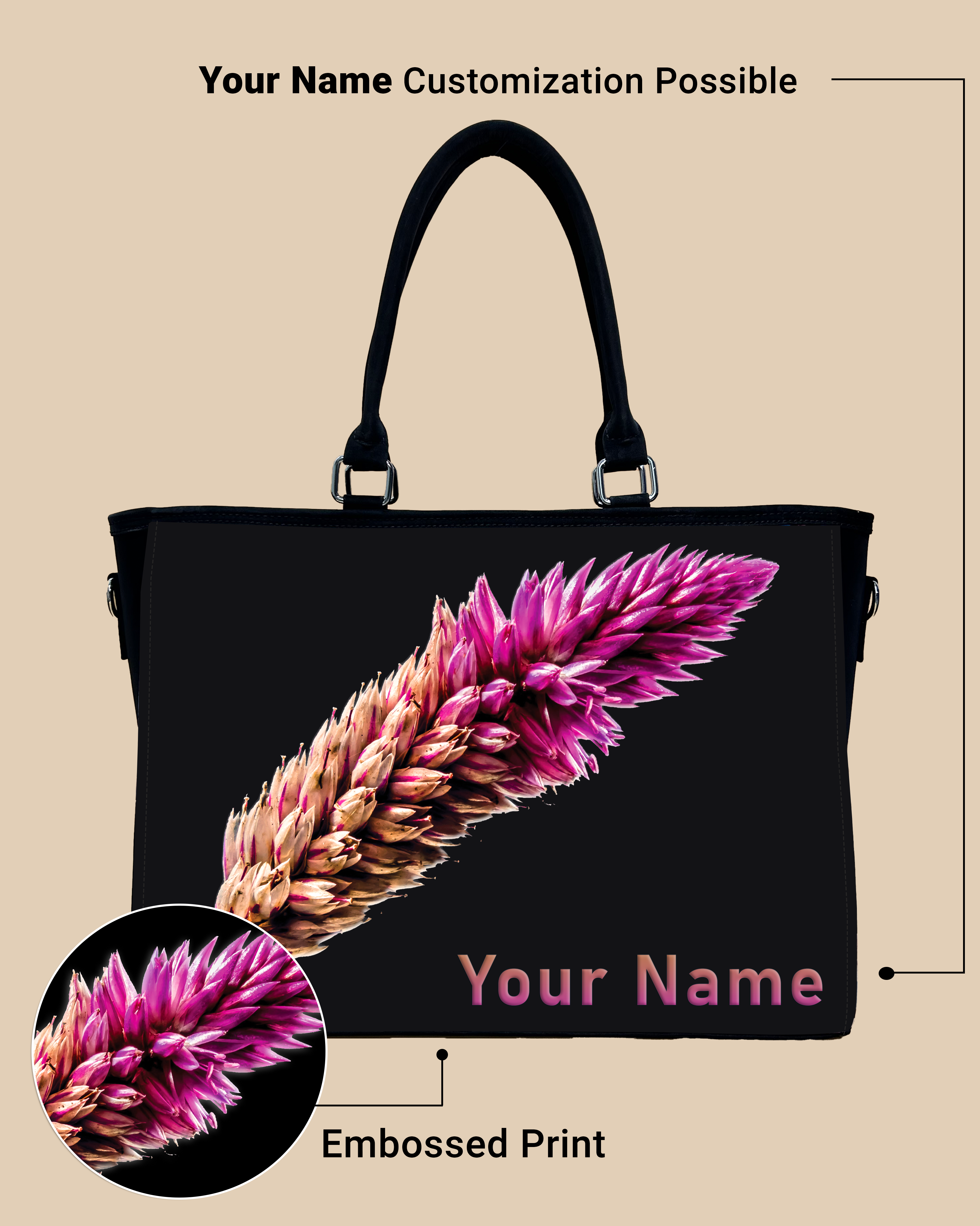 name customized bag