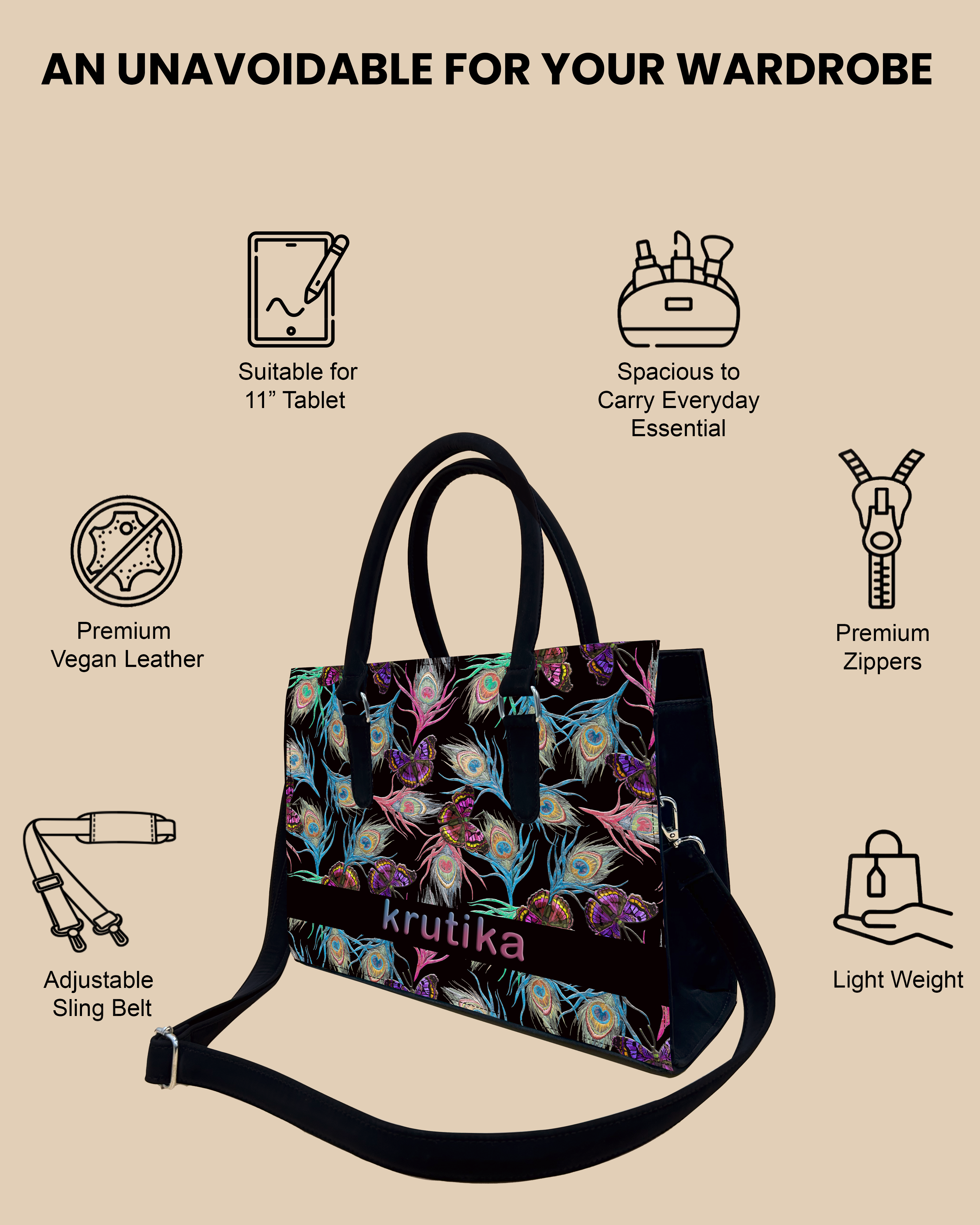 sling tote bag