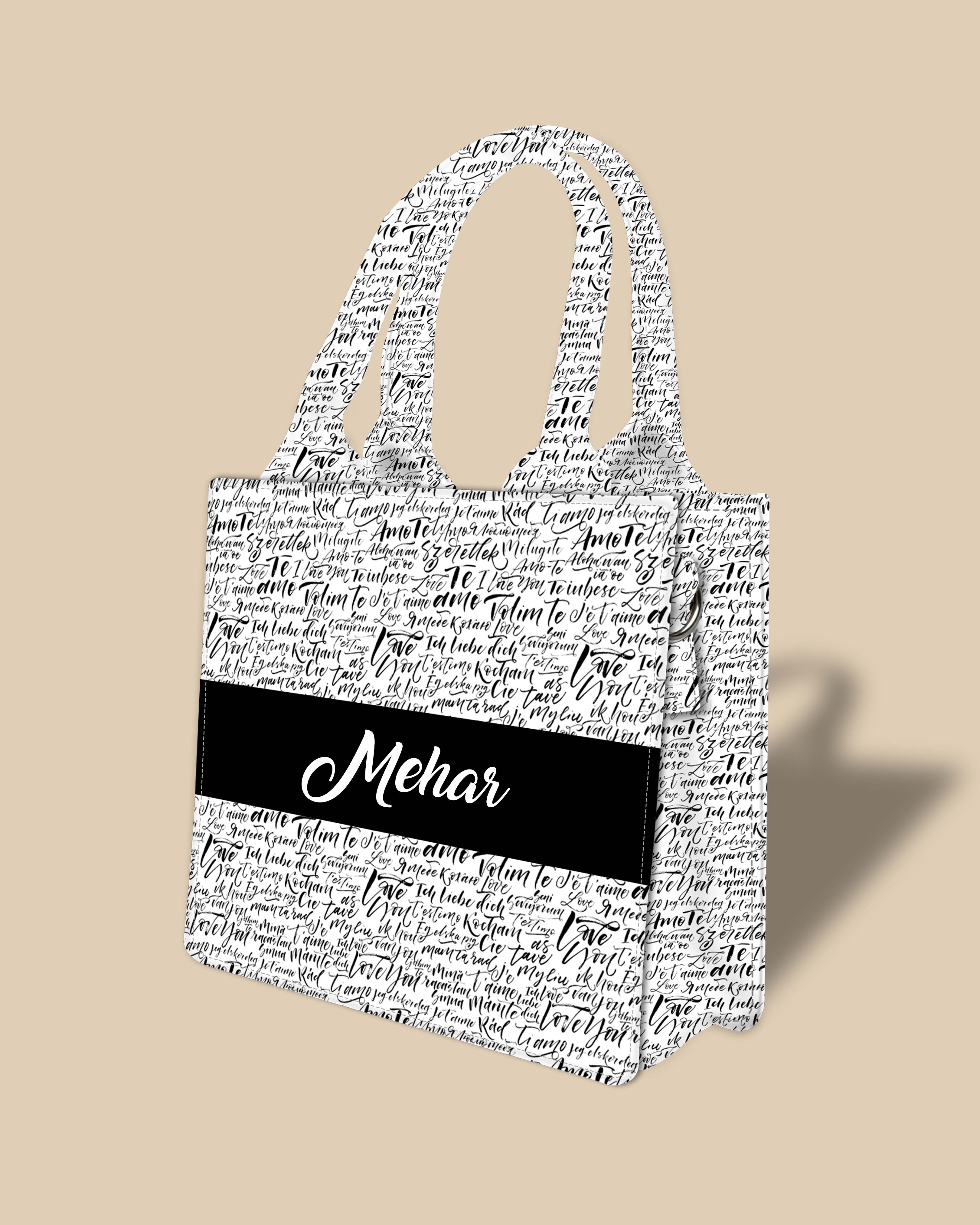 personalized bag tote