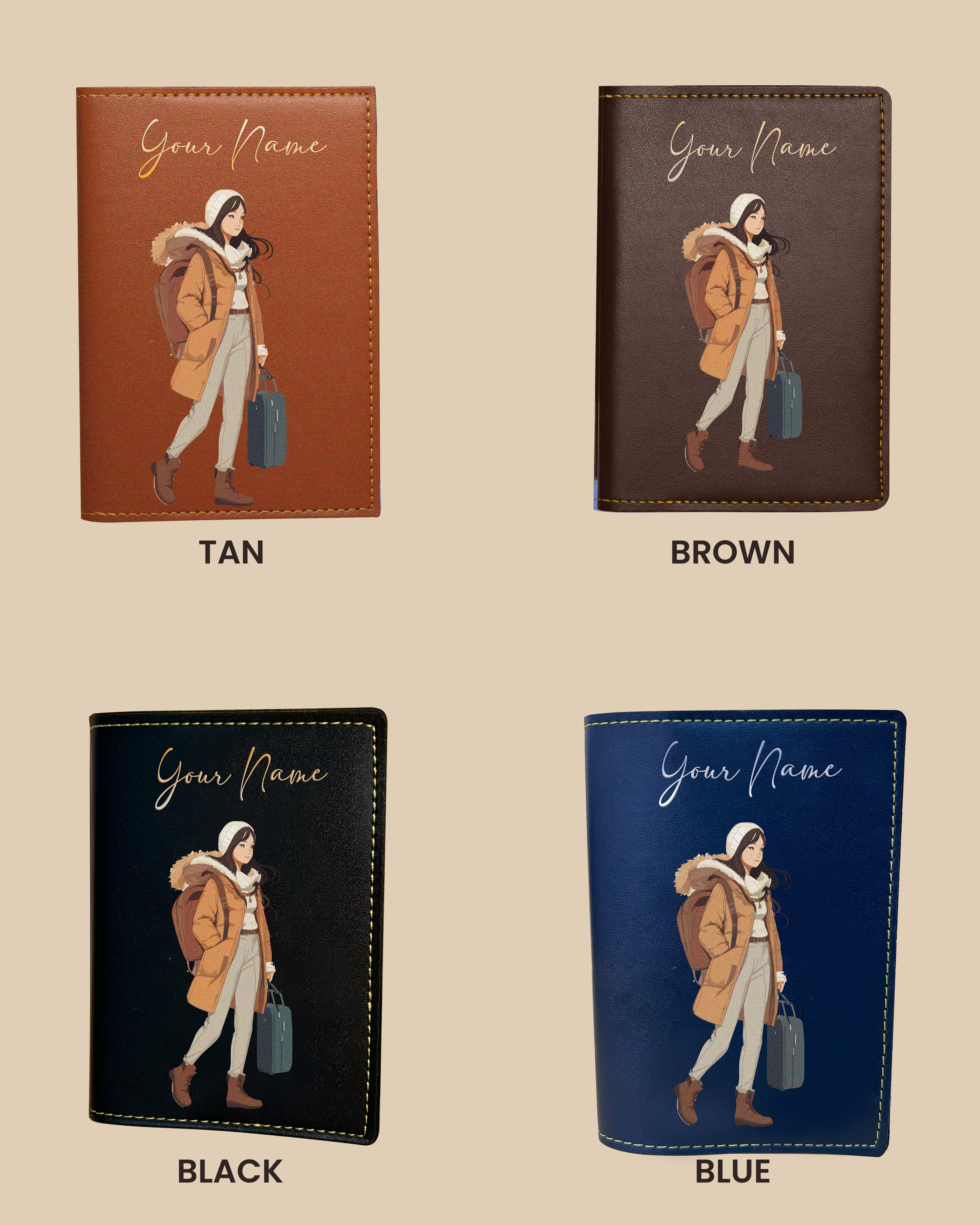 Customized Passport Cover - BAGPACKER