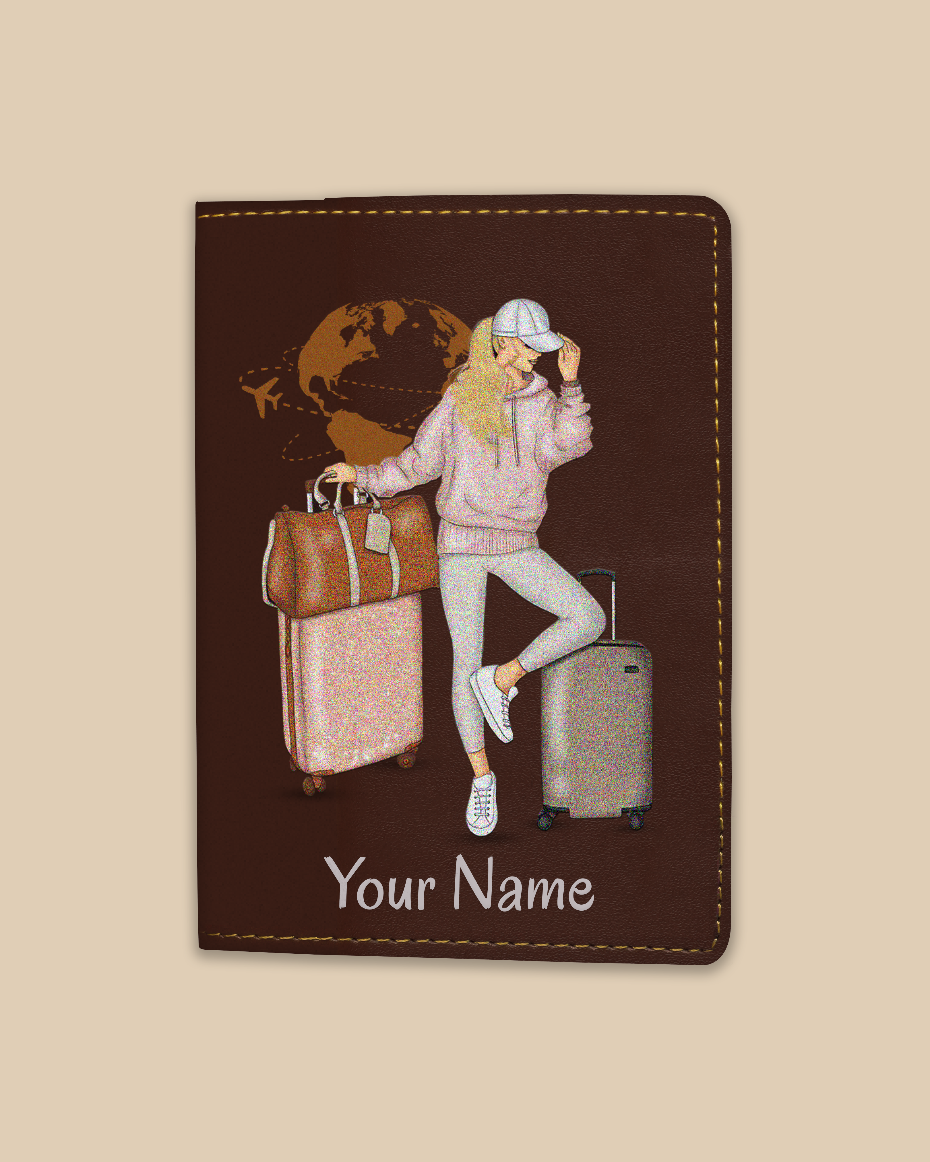 Customized Passport Cover -  WANDERLUST